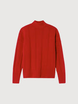 Red Carol Knitted Sweater | Thinking Mu NT