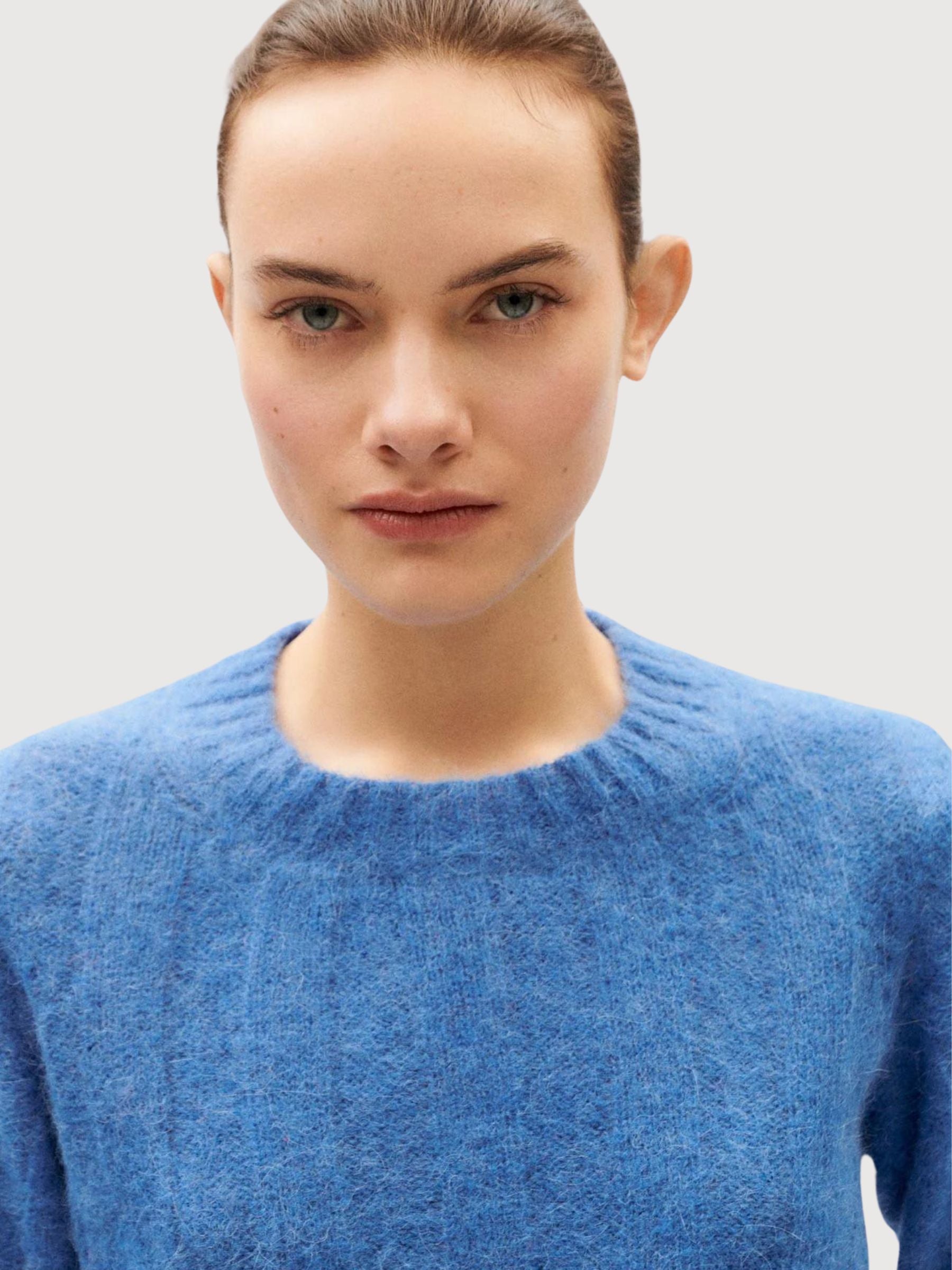 Indigo Layan Knitted Sweater Women | Thinking Mu