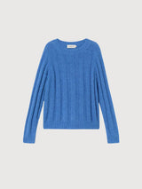 Indigo Layan Knitted Sweater Women | Thinking Mu