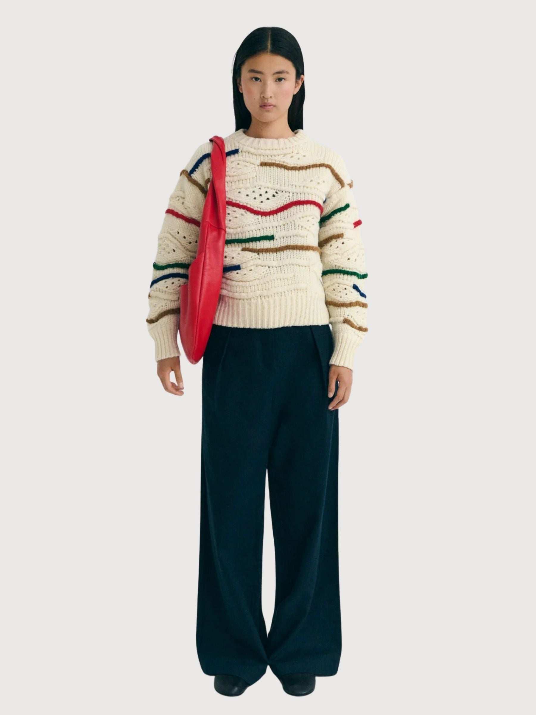 Pullover Candela Multicolor Donna | Thinking Mu