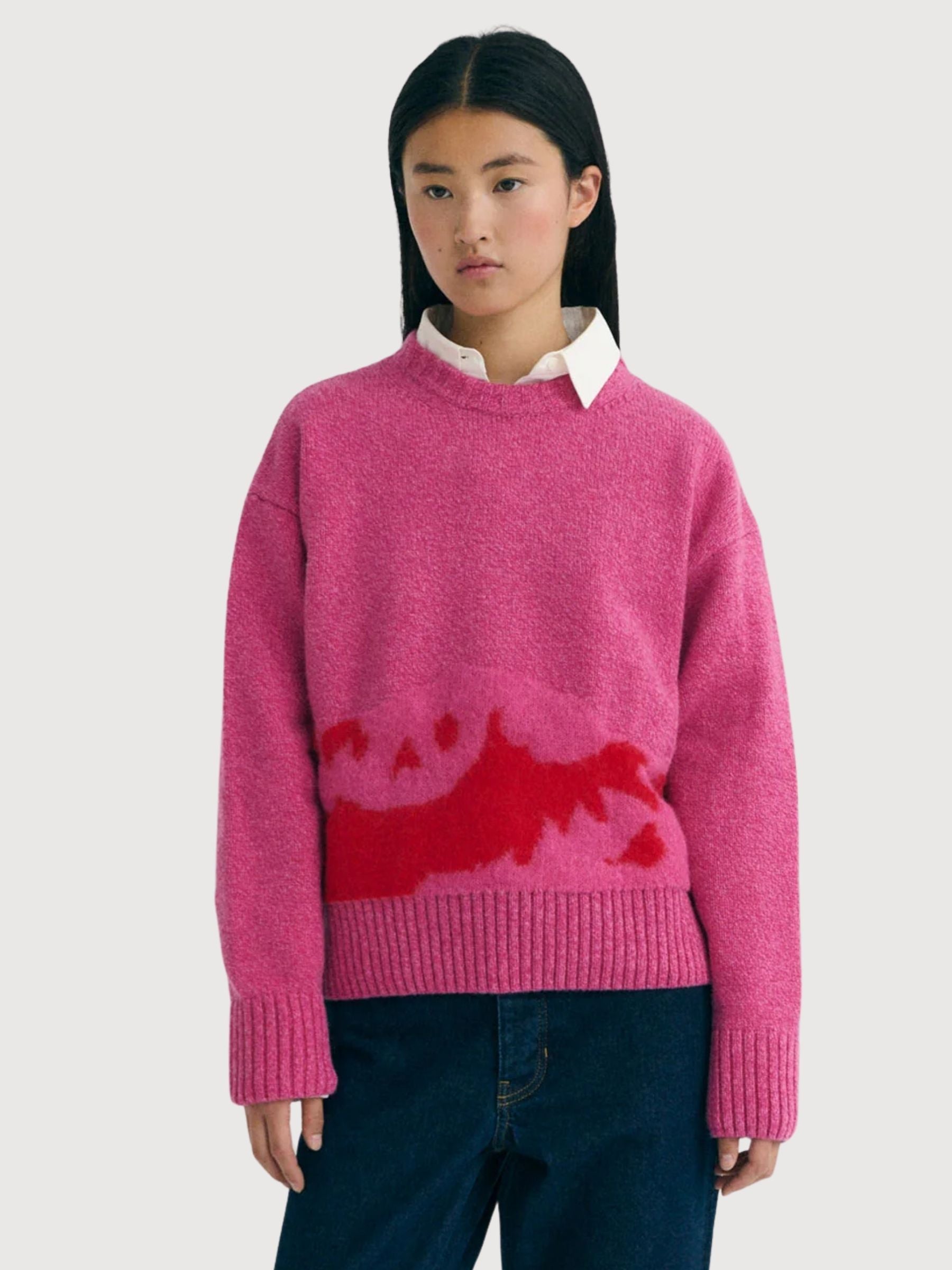 Pullover Petra Pink Woman | Thinking Mu