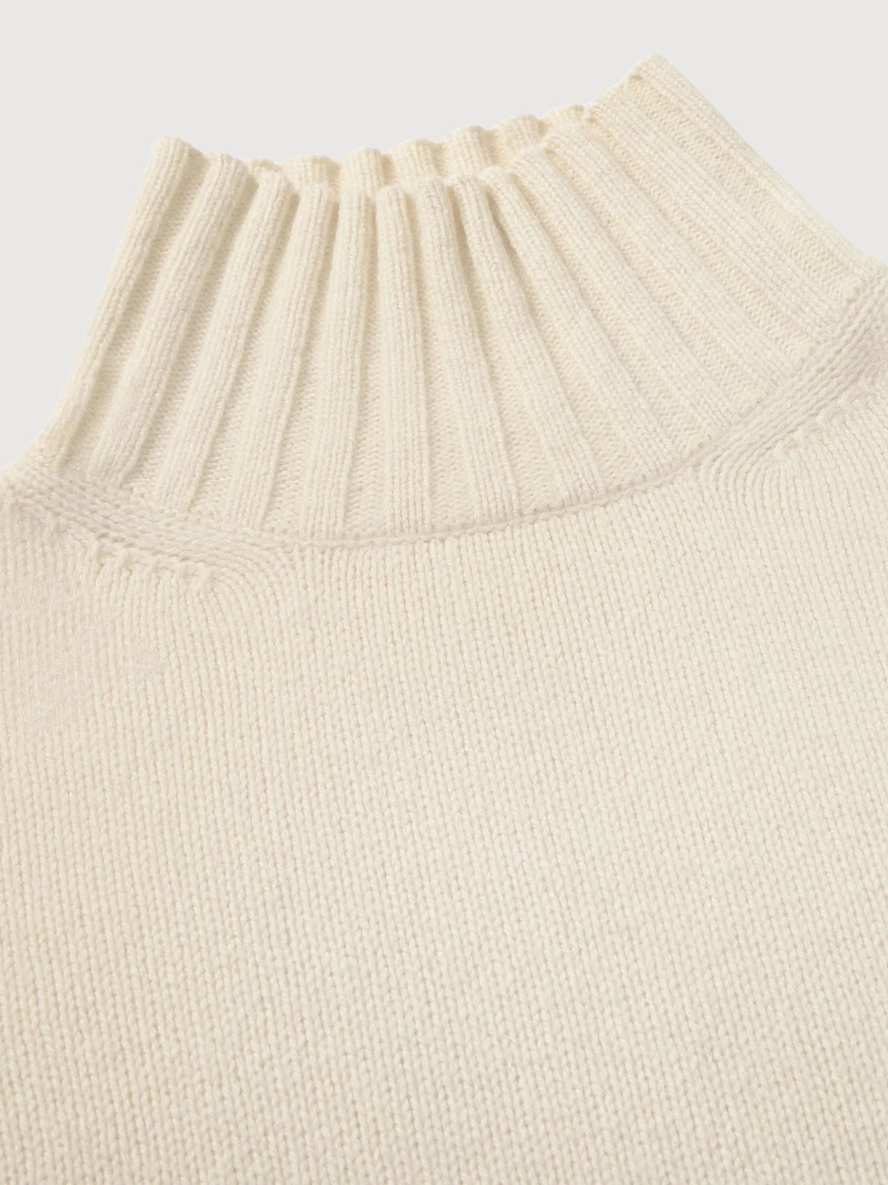 Pullover Imogen Beige Donna Lana | Thinking Mu