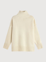 Pullover Imogen Beige Donna Lana | Thinking Mu