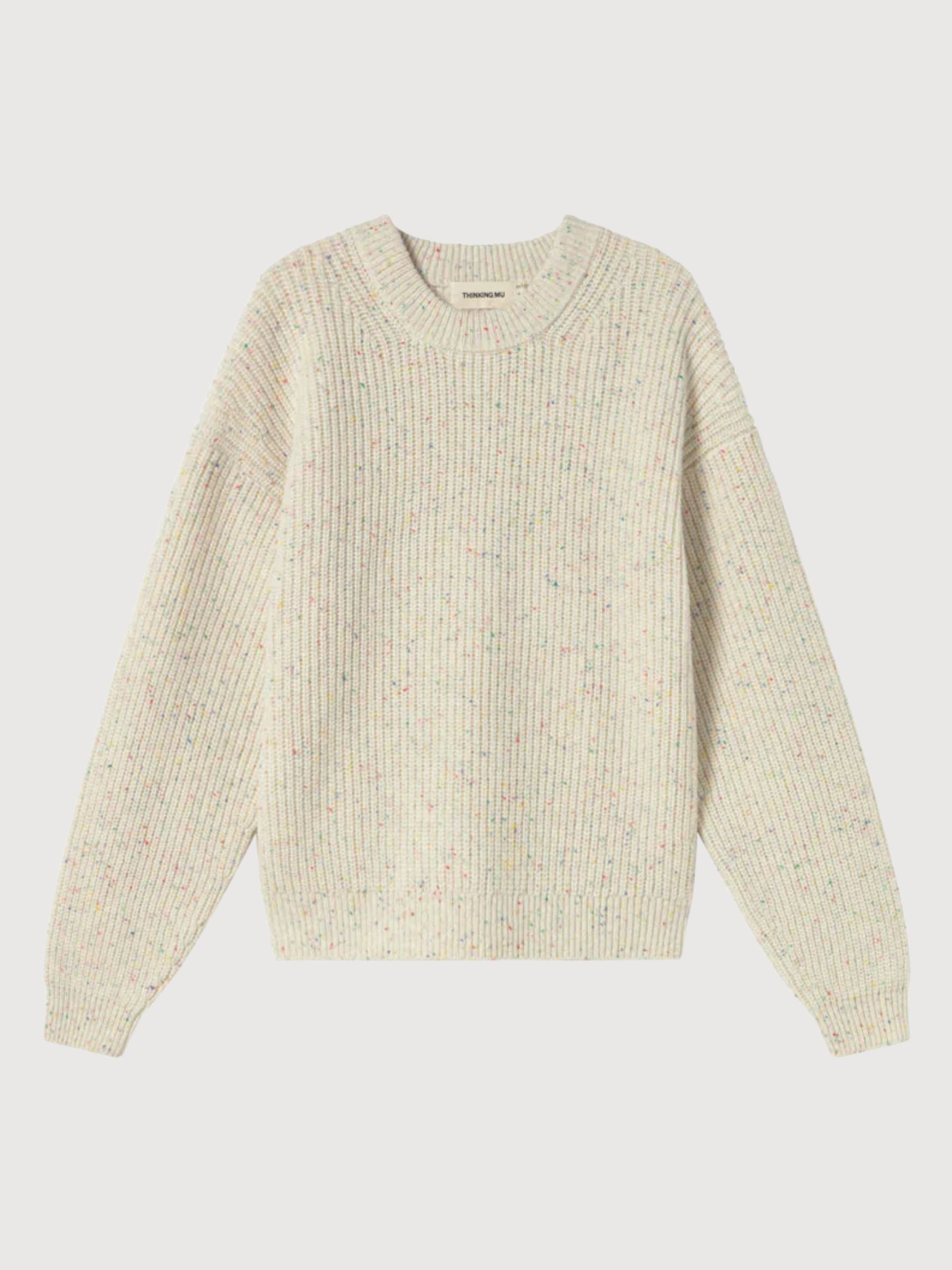 Pullover Carmen Beige Donna Lana | Thinking Mu