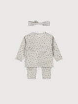 Babysuit + Headband Faded Blue | Dirkje