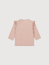 Longsleeve leggero polveroso rosa | Dirkje