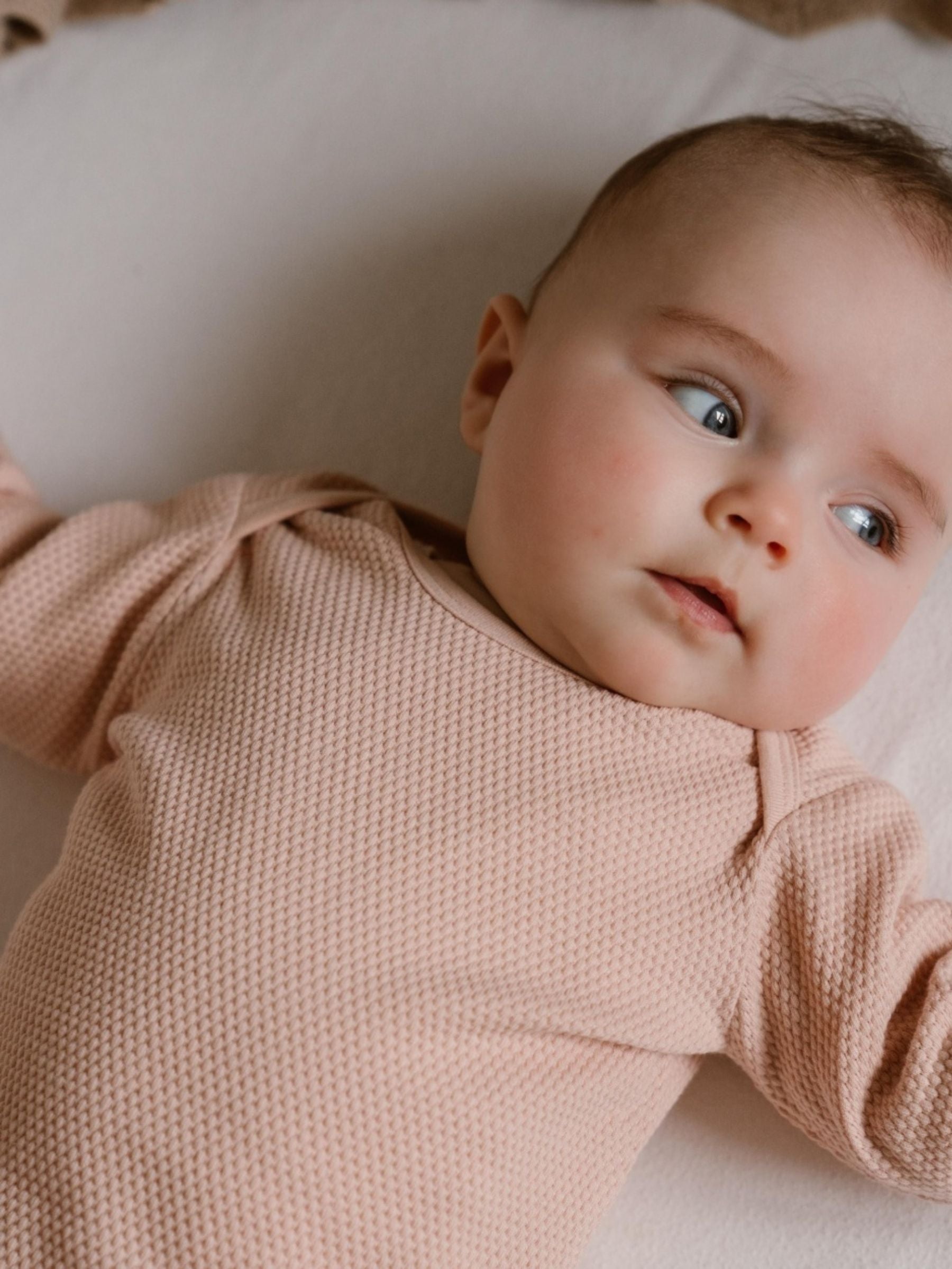 Babysuit leichter staubiges Rosa | Dirkje