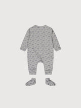 Babysuit + Booties Jungen leicht verblasst blau | Dirkje