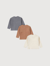 3-Pack-Longsleeve-Jungen mehrfarbig  | Dirkje