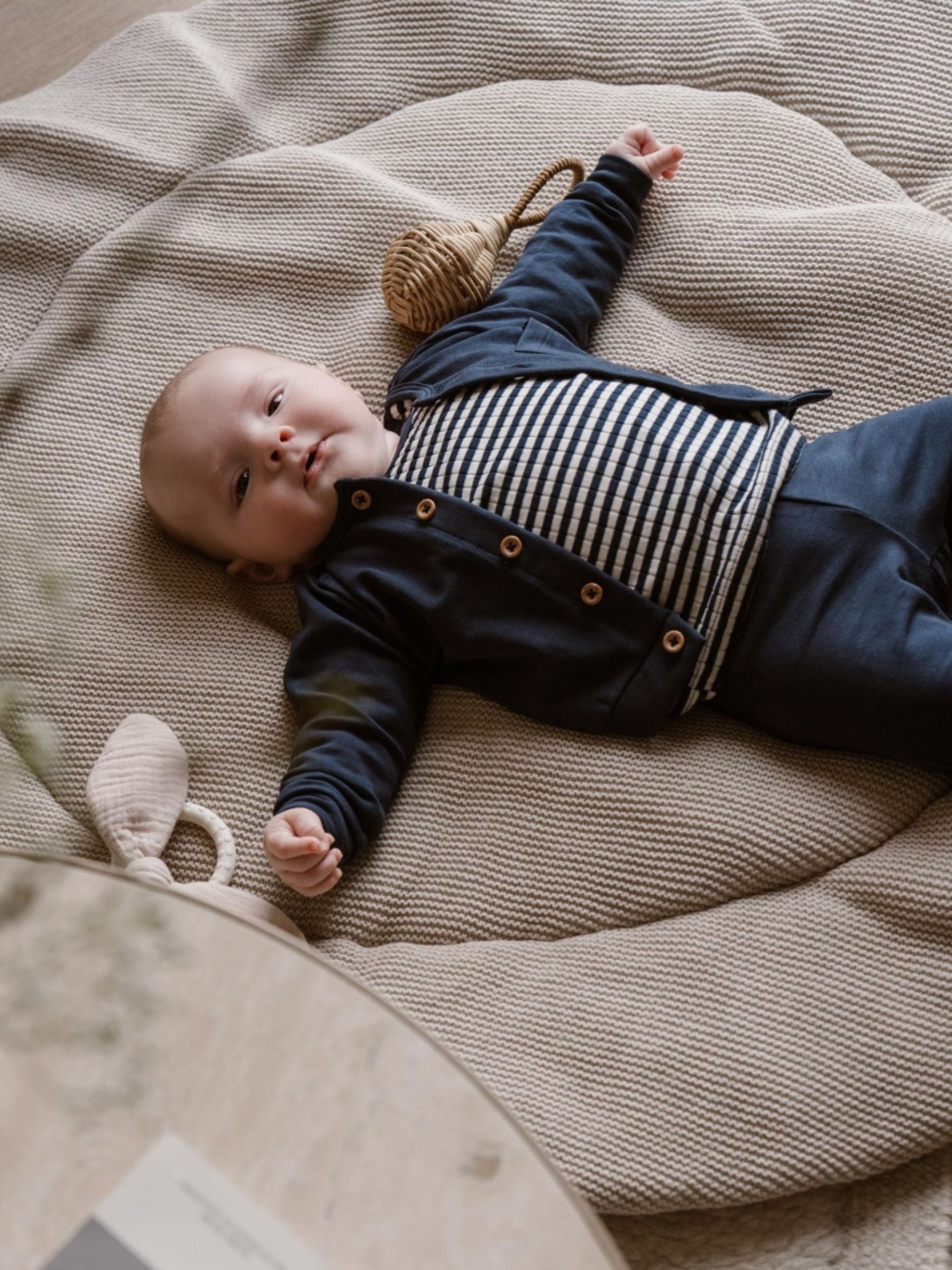 Babysuit Boys Navy | Dirkje