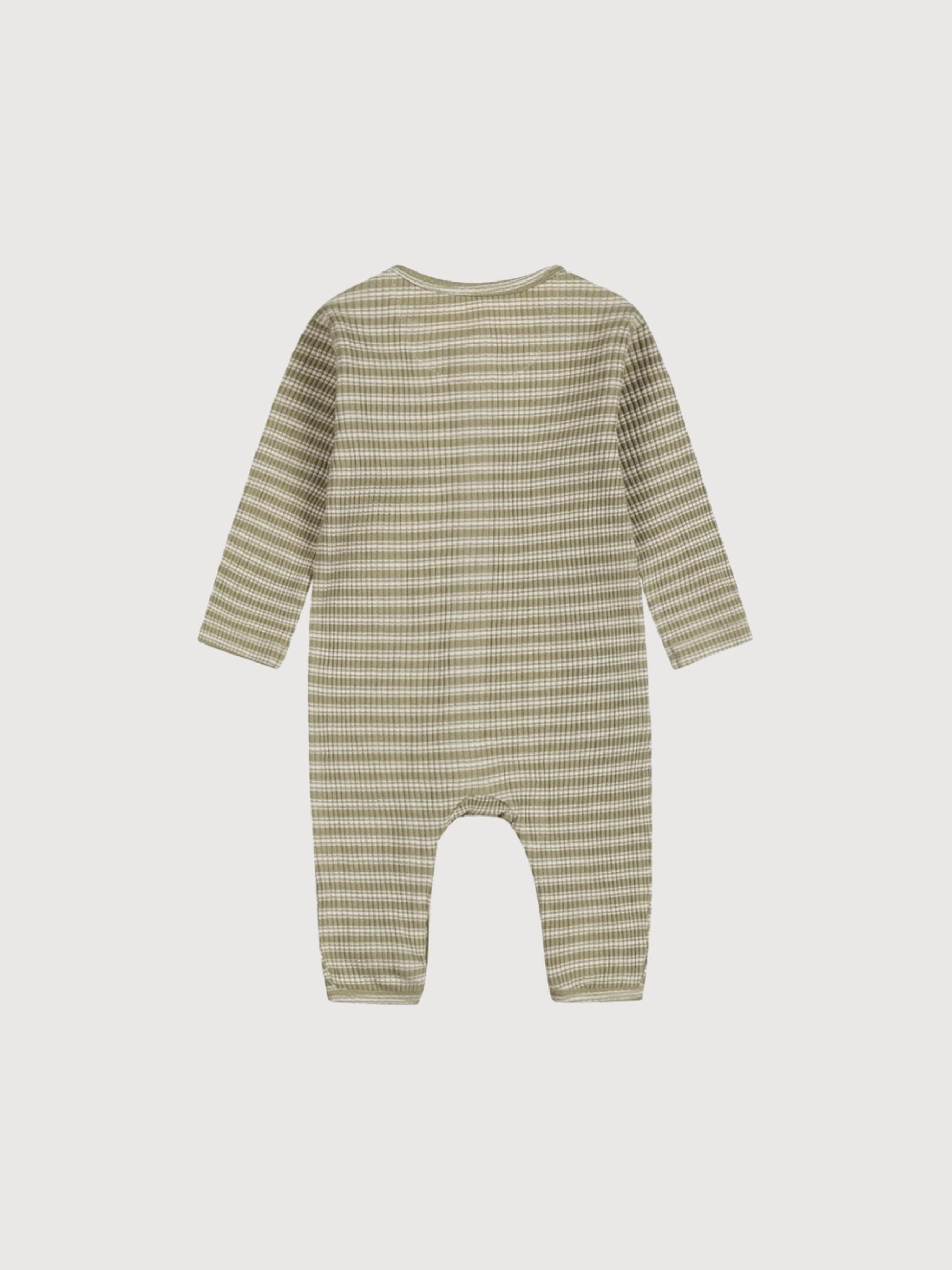 Babysuit Boys Light verblasste grün | Dirkje