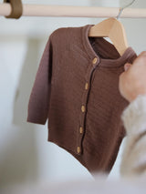 Unisex Cardigan Brown | Dirkje