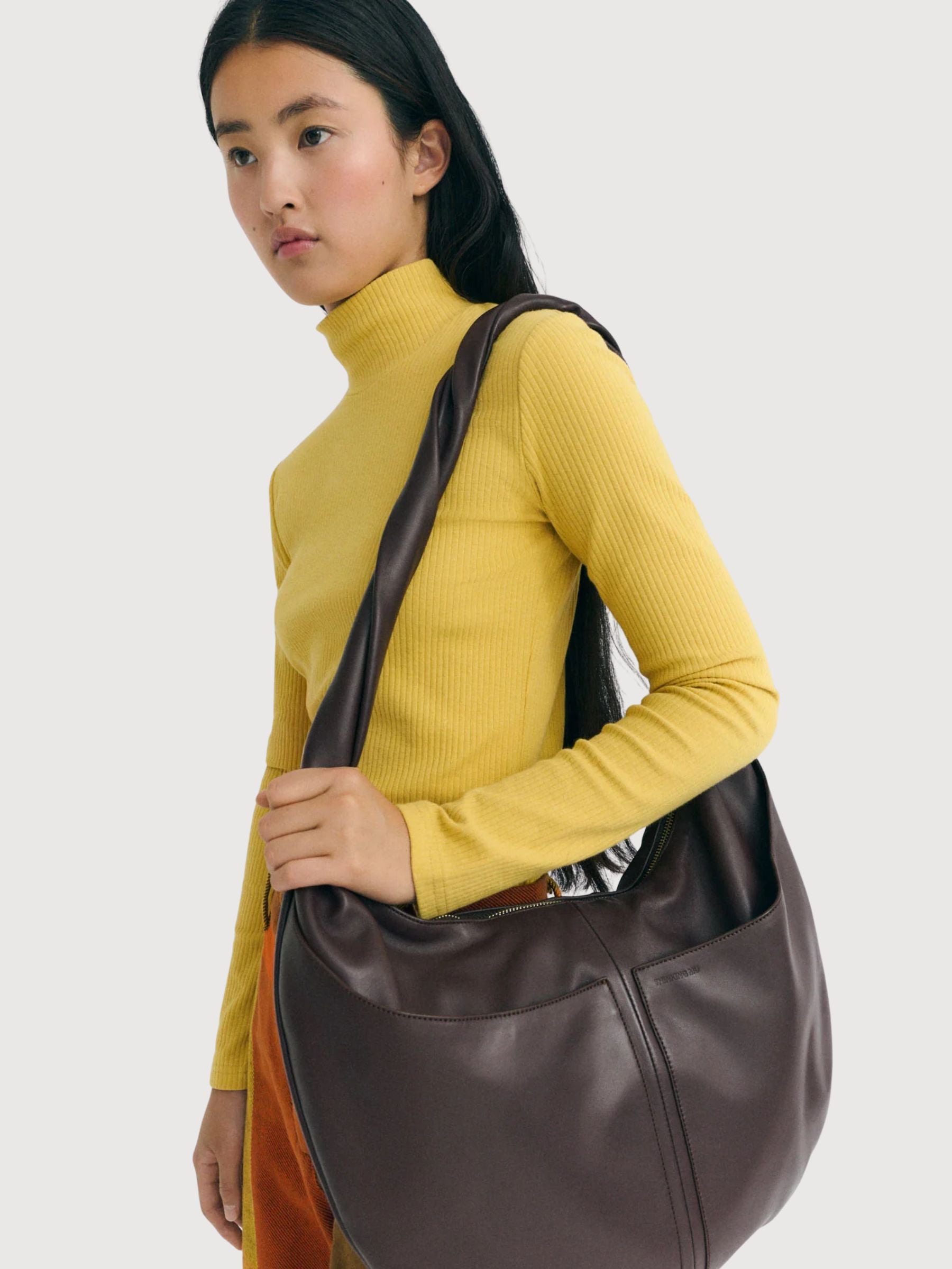 Maglia a maniche lunghe Hive Yellow Woman | Thinking Mu