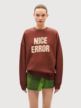 Coffee Nice Error Woman Sweatshirt | Thinking Mu