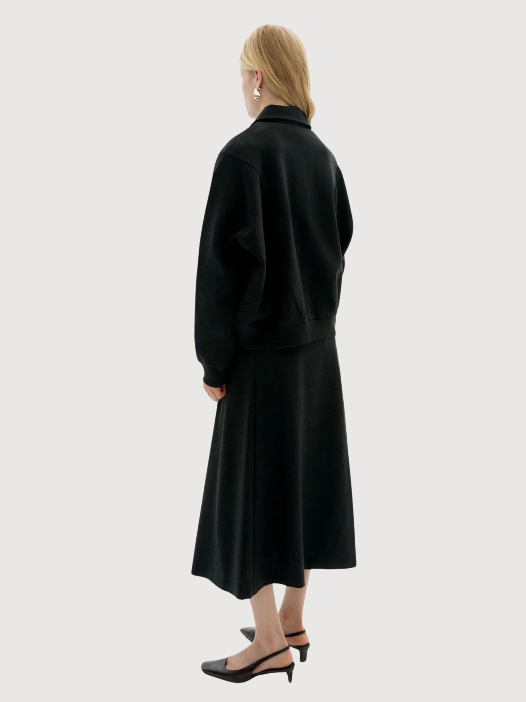 Jacket Maisie Black Woman Cotton | Thinking Mu