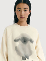 Sweatshirt Cloud Sheep White Woman | Thinking Mu