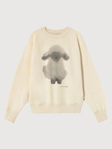 Sweatshirt Cloud Sheep White Woman | Thinking Mu