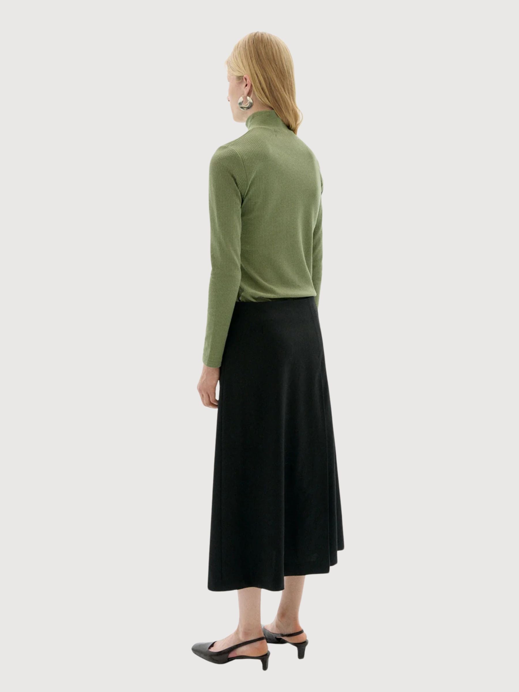 Langarmshirt Light Eucalipt Green Woman | Thinking Mu