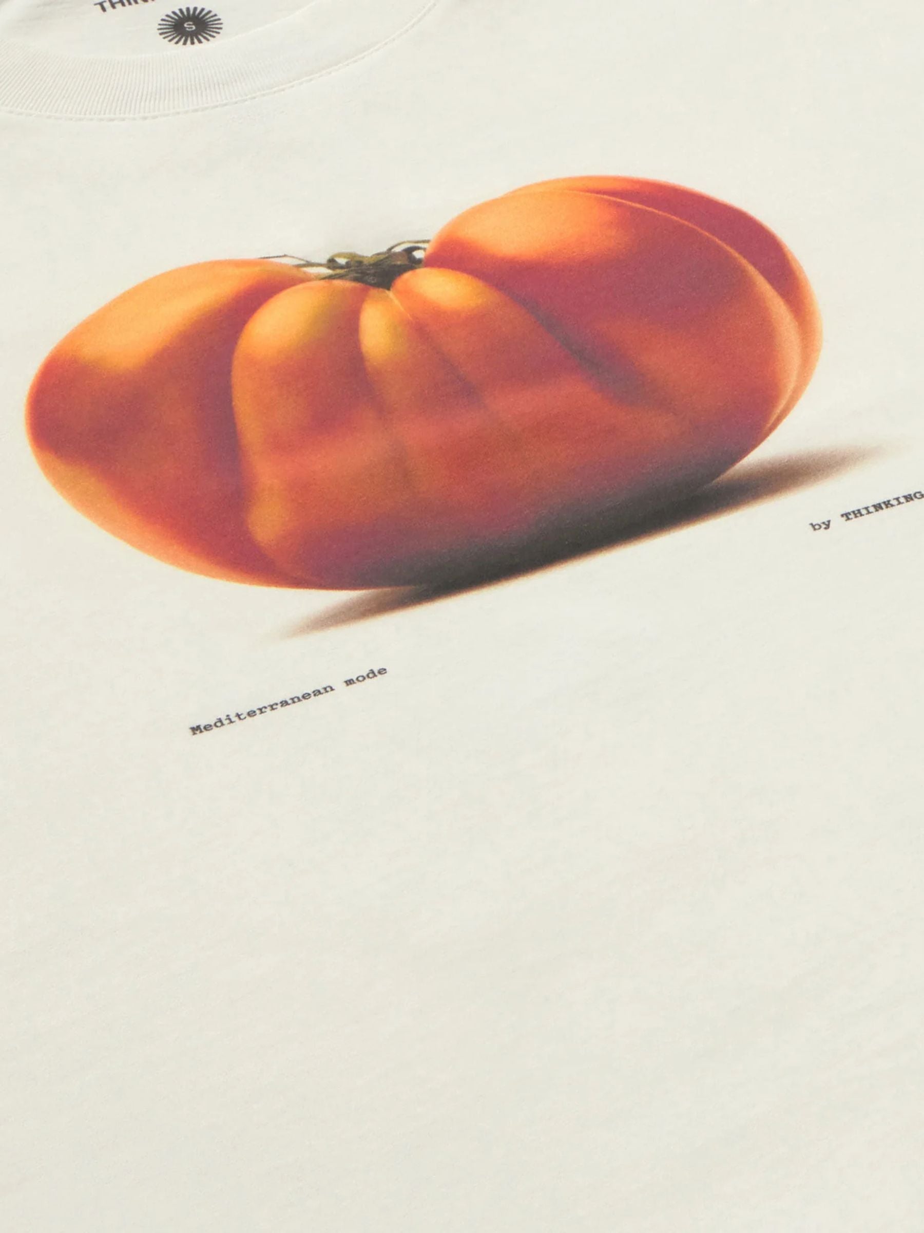 T-Shirt Tomaquet Donna Bianca Cotone | Thinking Mu