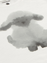 T-Shirt Cloud Ship White Woman Cotton | Thinking Mu