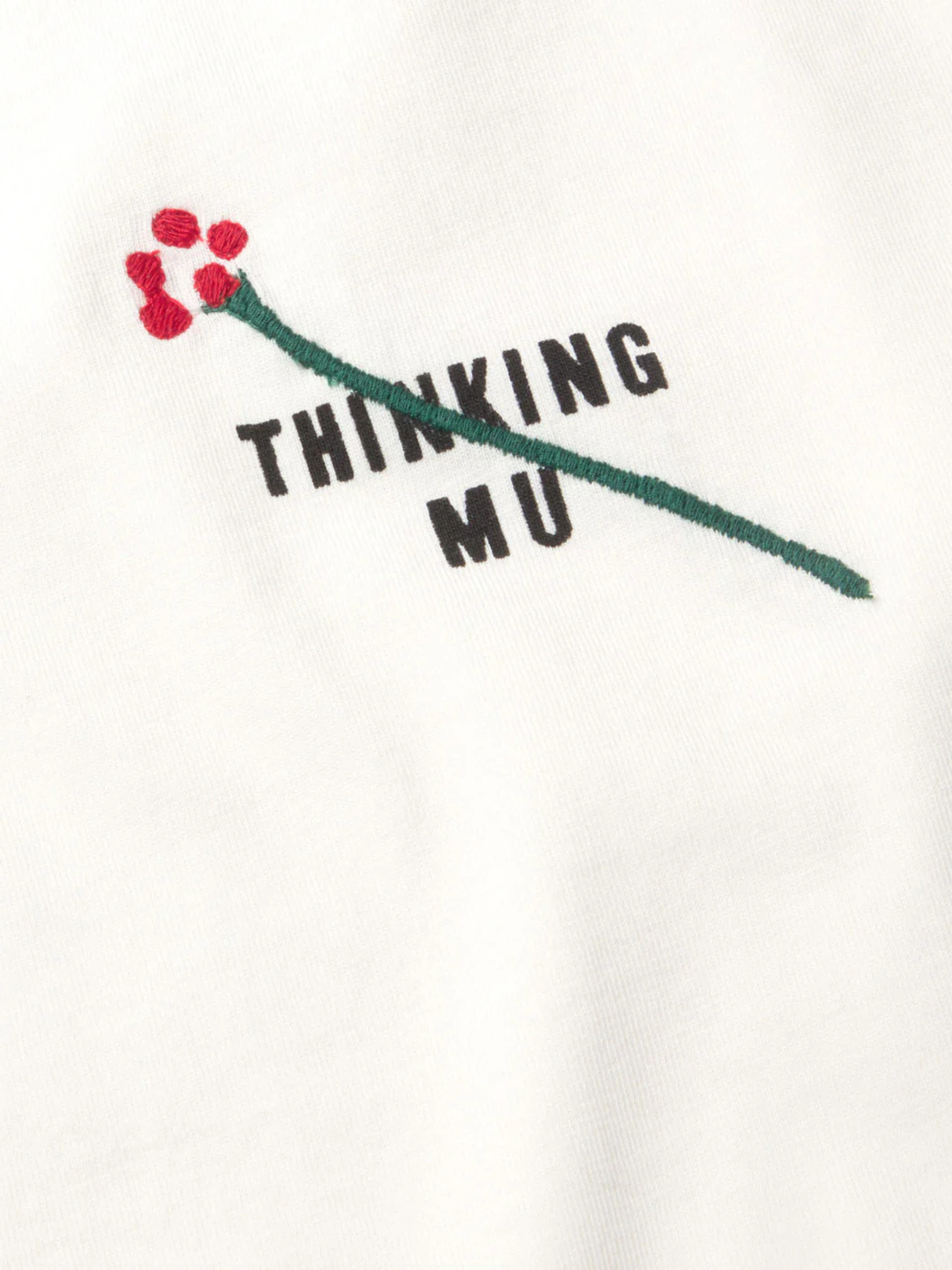 T-Shirt Flor Tm Weiße Frau Baumwolle | Thinking Mu
