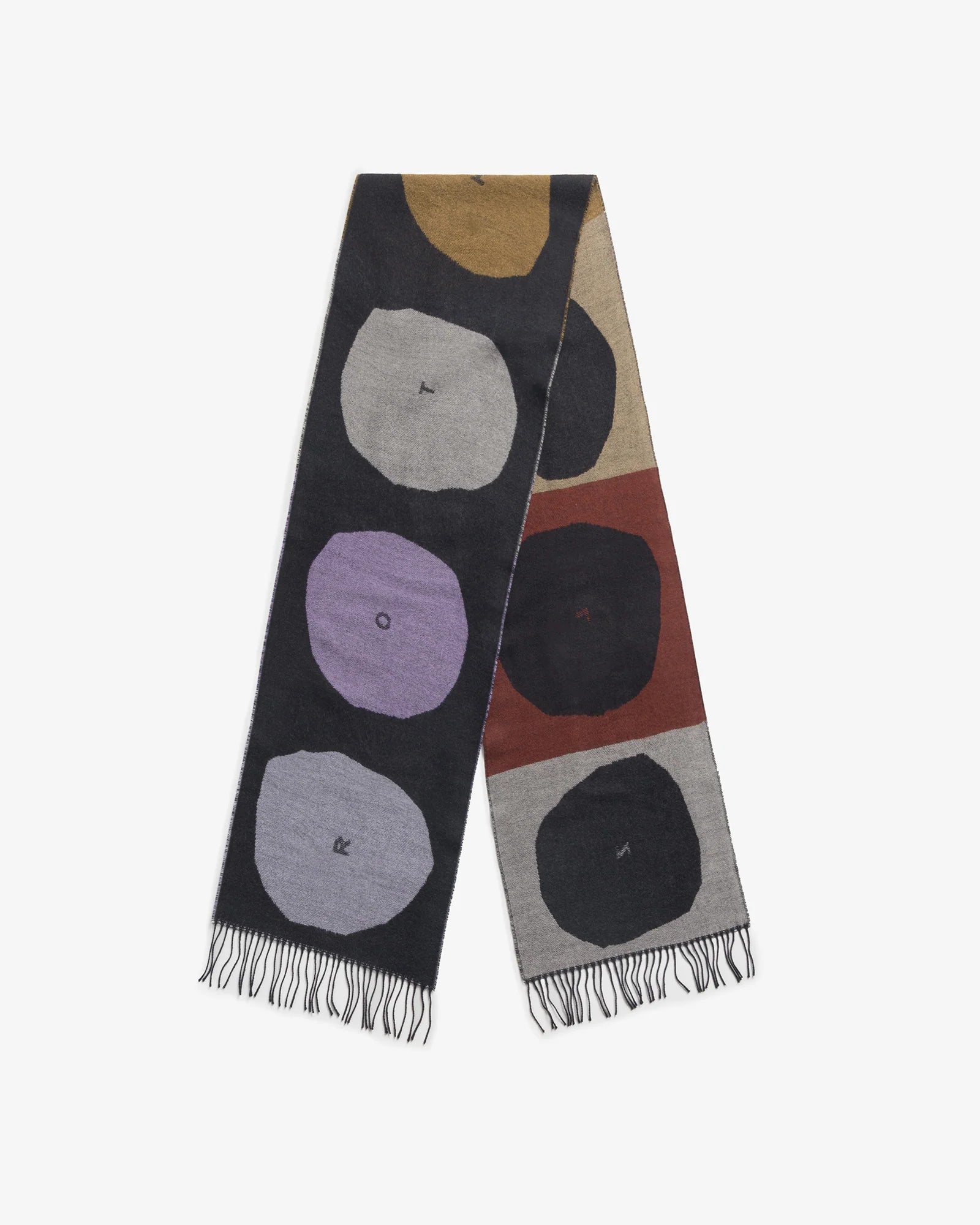 Gewebter Merinowollschal Earth Bubbles | ROTHOLZ