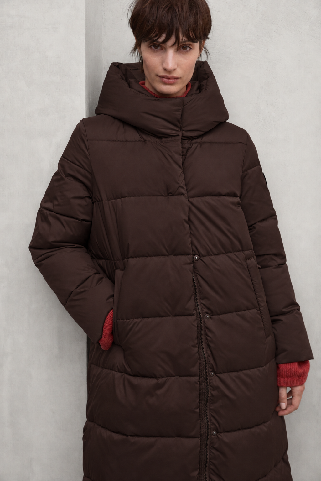 Giacca da donna Adriana marrone scuro | ECOALF