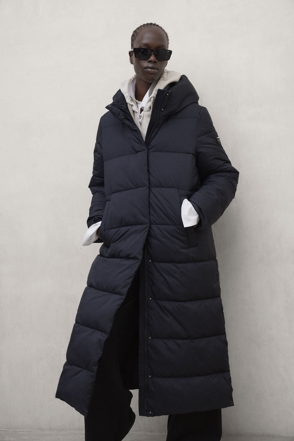 Giacca da donna Adriana Blu Navy Nero | ECOALF