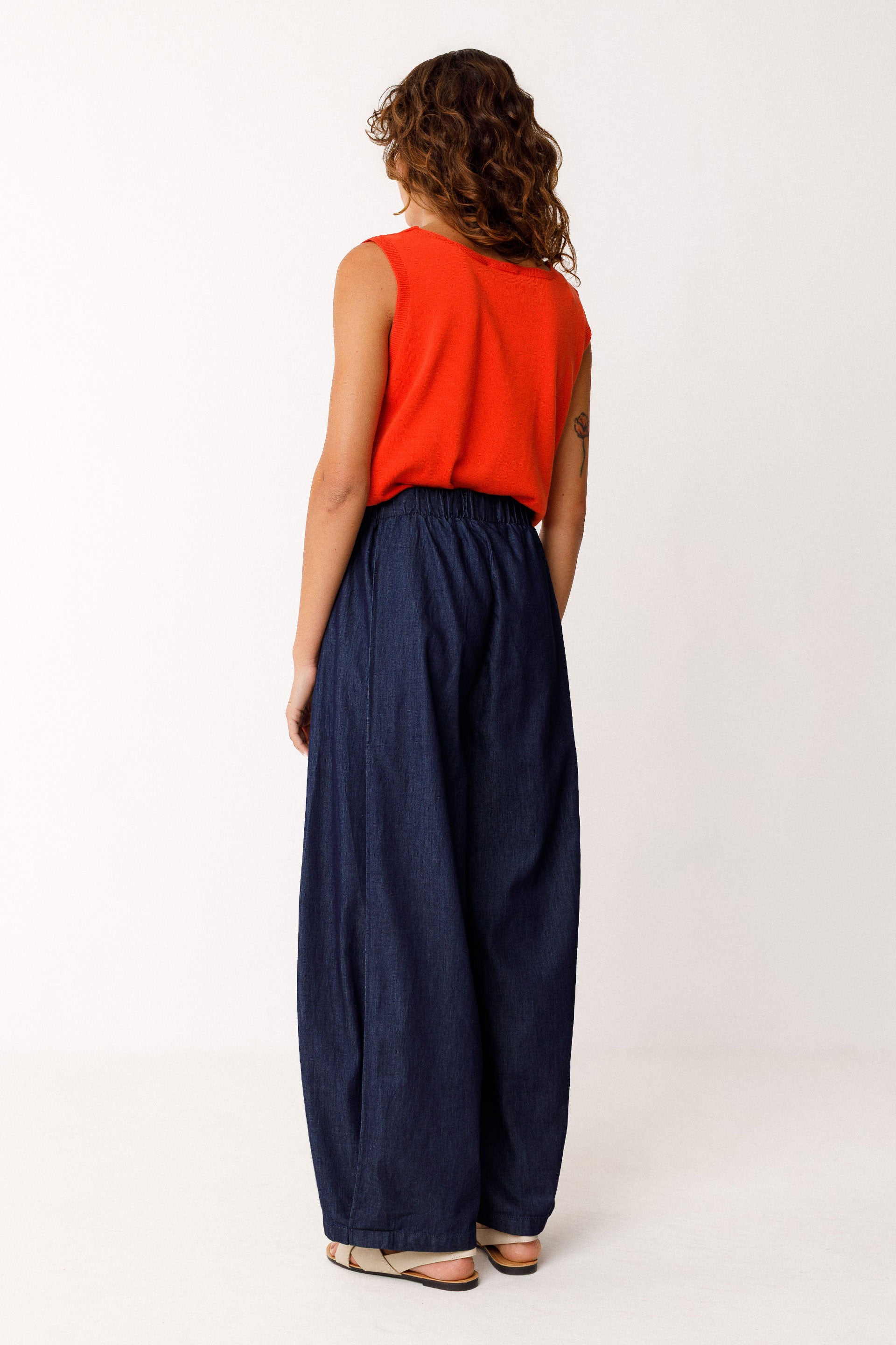 Denim Trouser Aine Woman Gots Cotton | Skfk