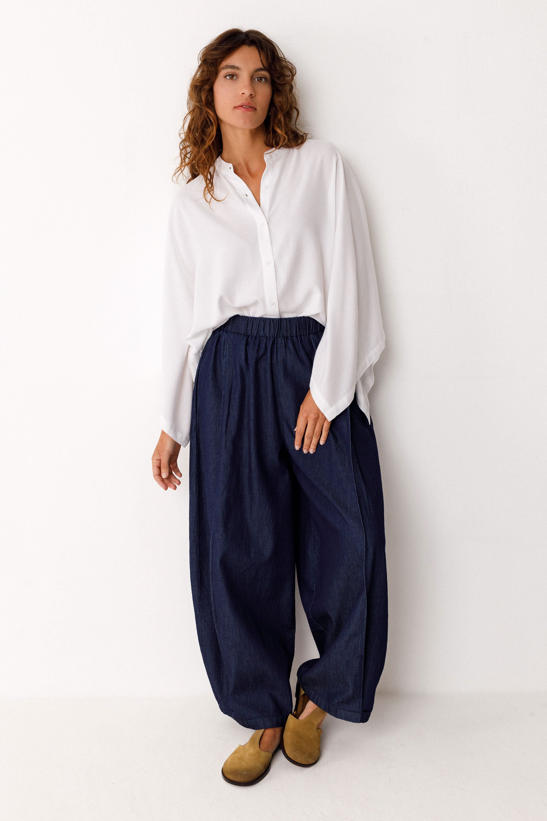 Denim Trouser Aine Woman Gots Cotton | Skfk