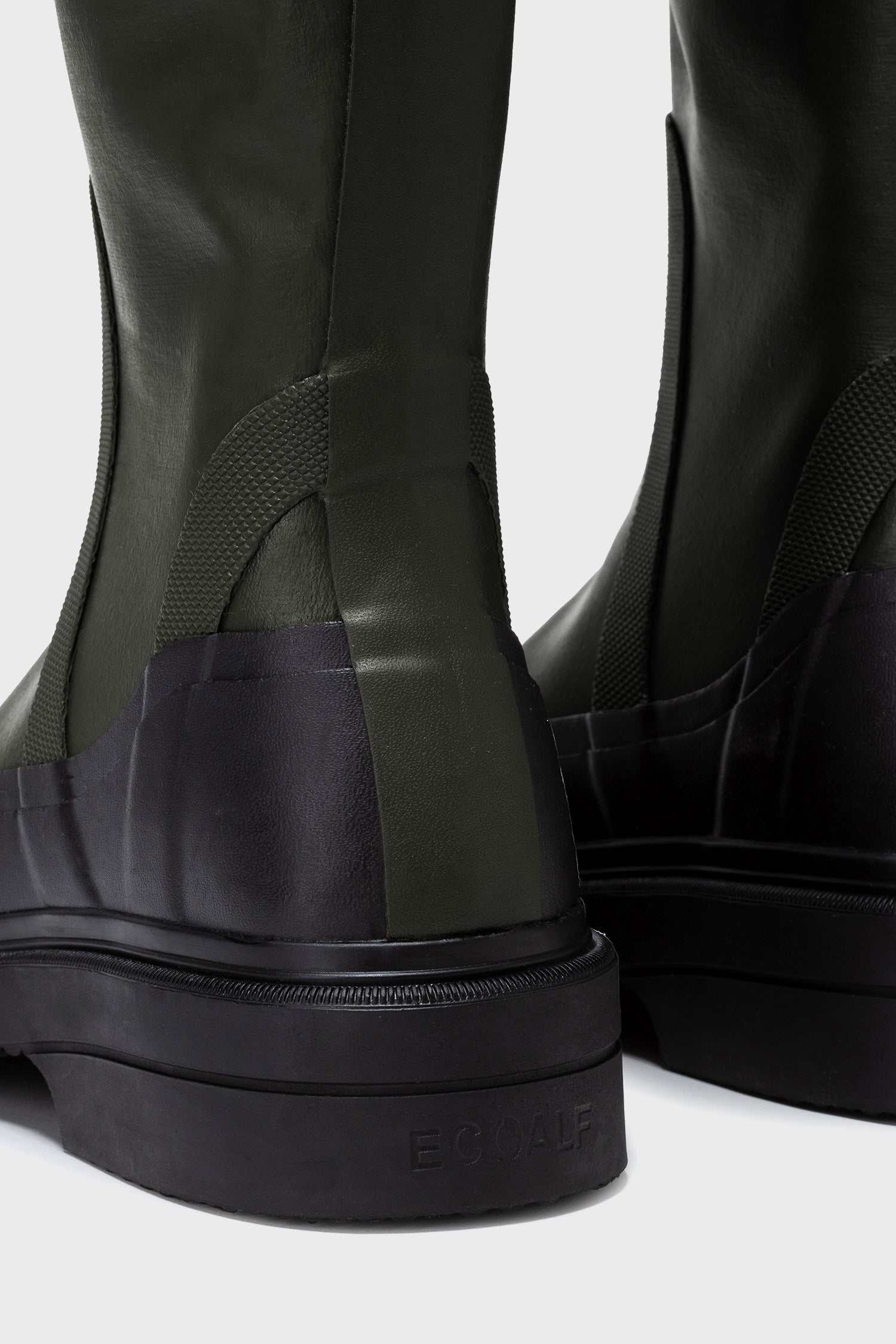 Ana María Hohe Gummistiefel Dunkelkhaki | ECOALF