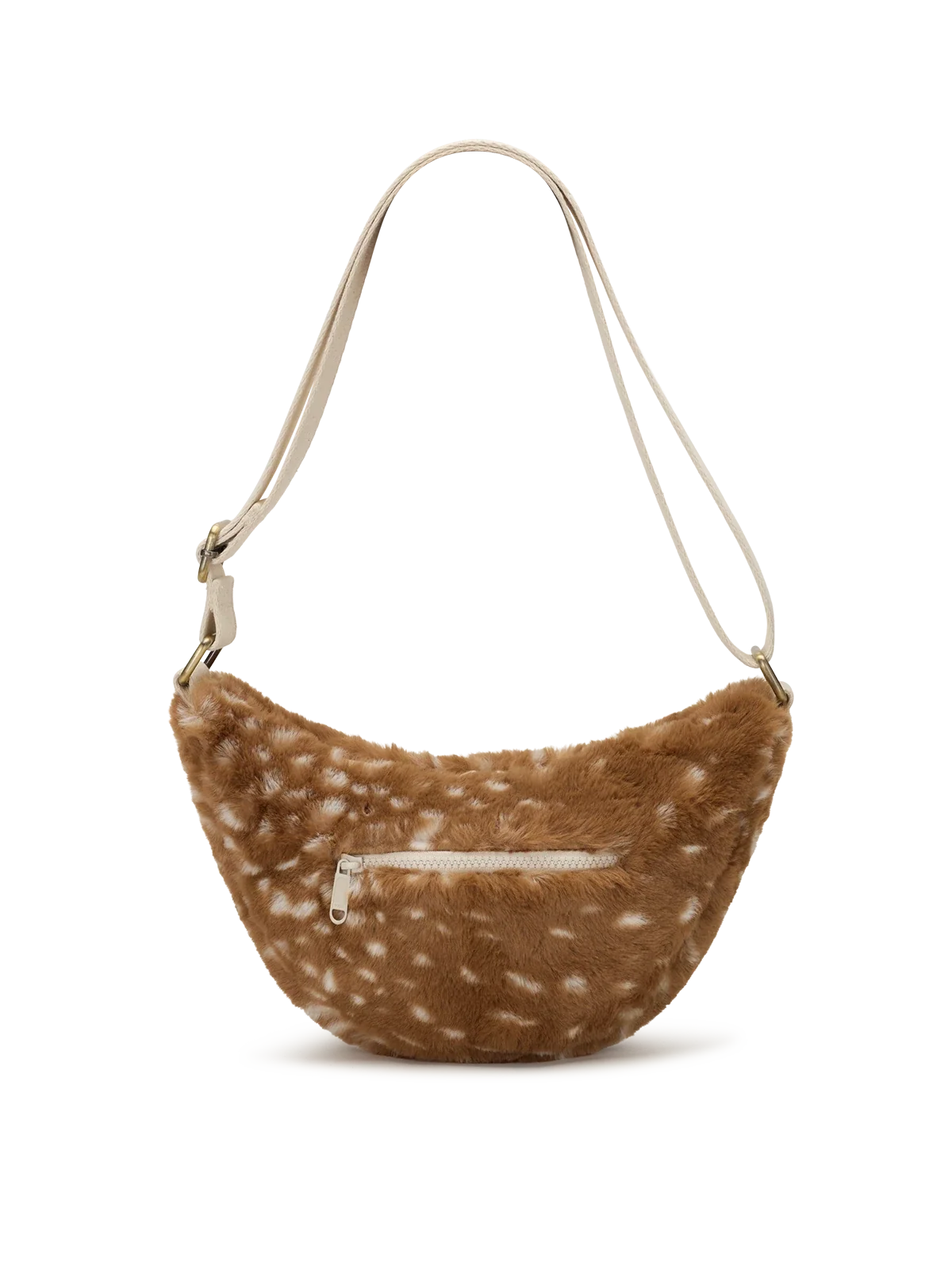 Andrea fawn faux fur Crossbody bag | Hindbag