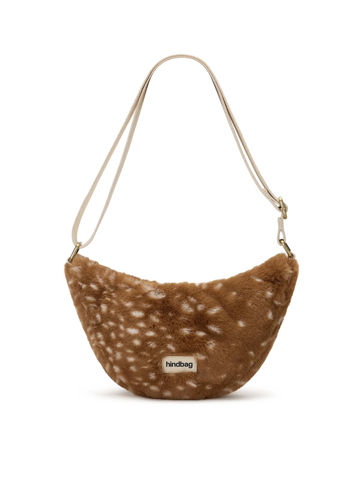 Andrea fawn faux fur Crossbody bag | Hindbag