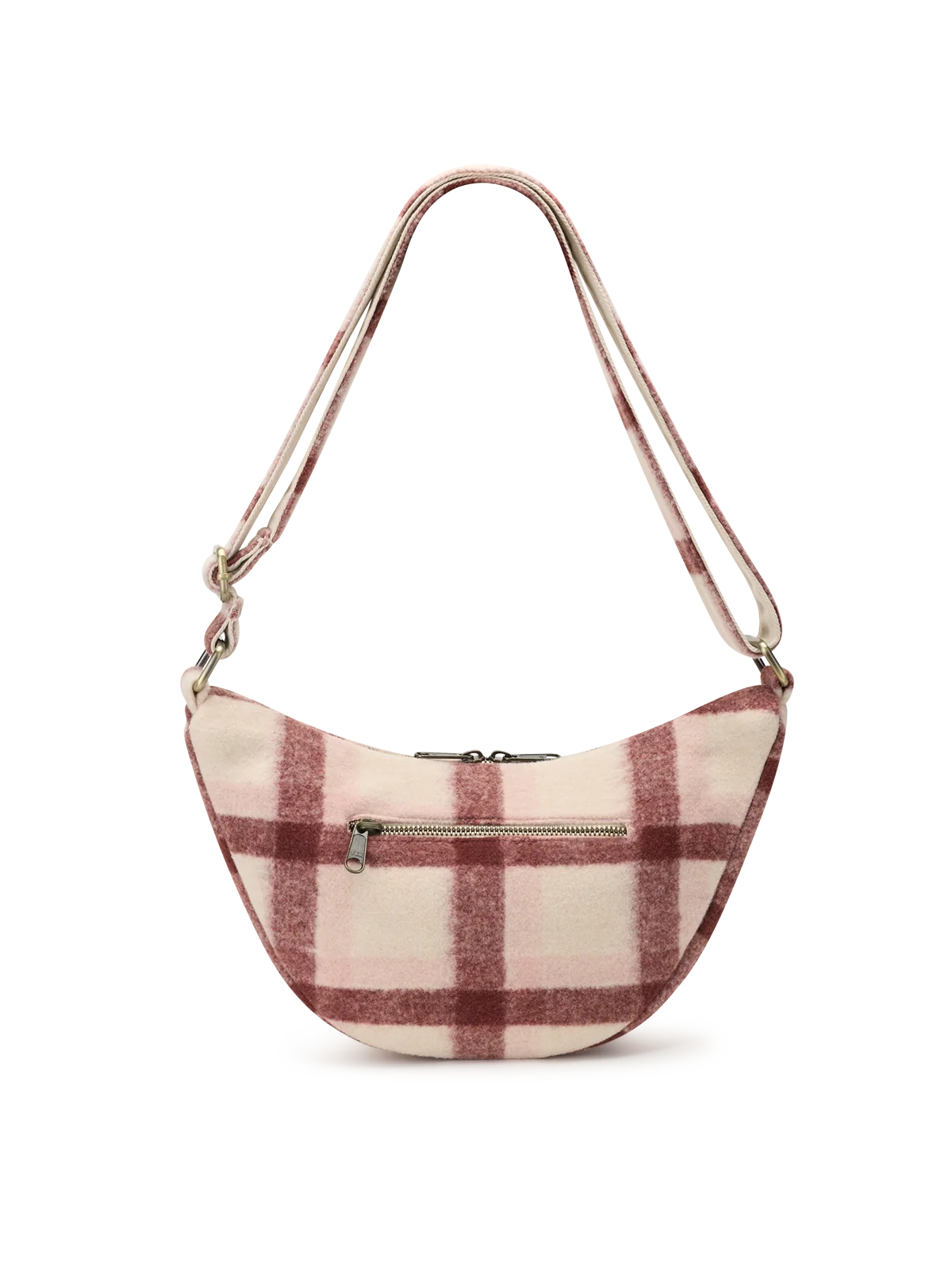 Andrea pink tartan Crossbody bag | Hindbag