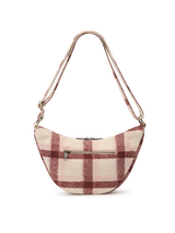 Andrea pink tartan Crossbody bag | Hindbag