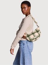 Andrea green tartan Crossbody bag | Hindbag