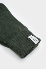 Guanti Donna Anita in Cashmere Rigenerato – Verde Bosco | Rifò