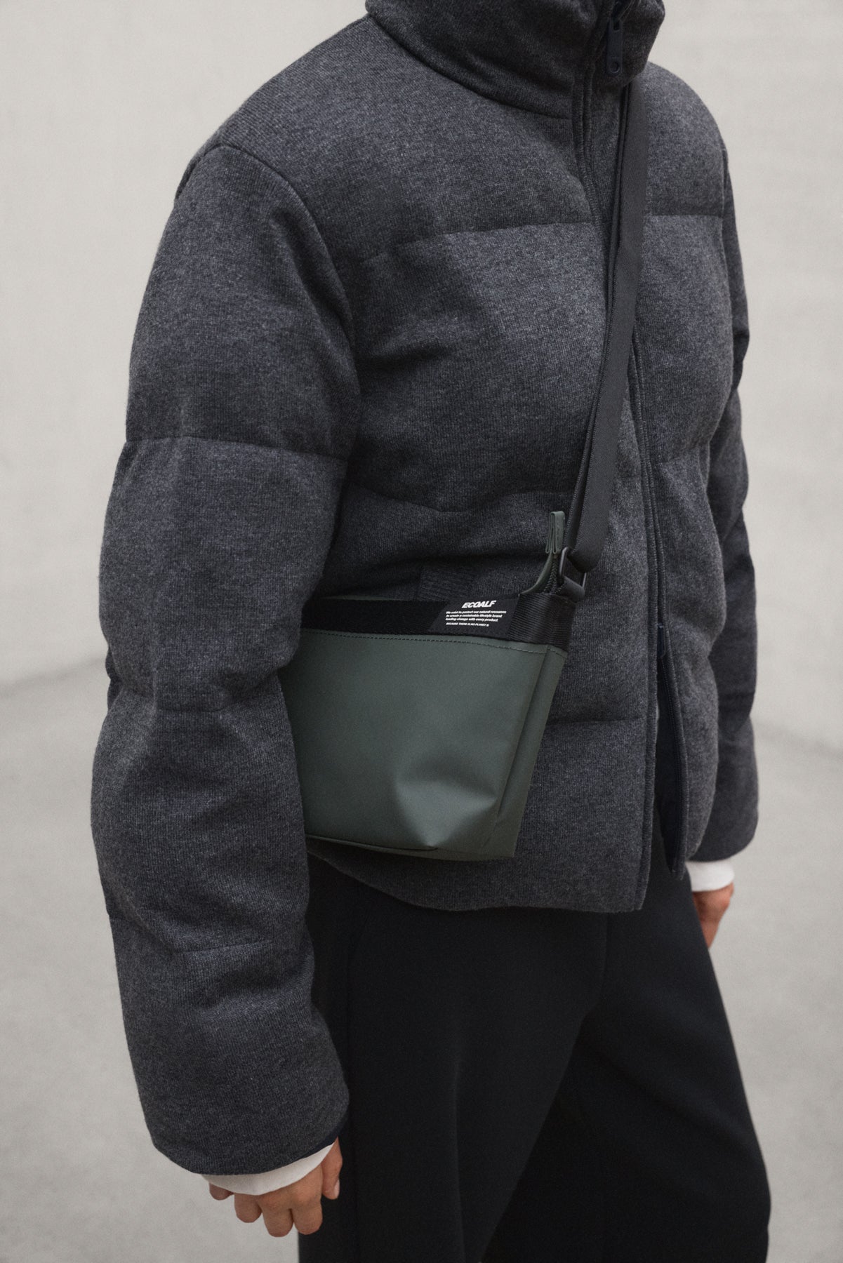 Borsa a tracolla Areny WR Khaki Scuro | ECOALF