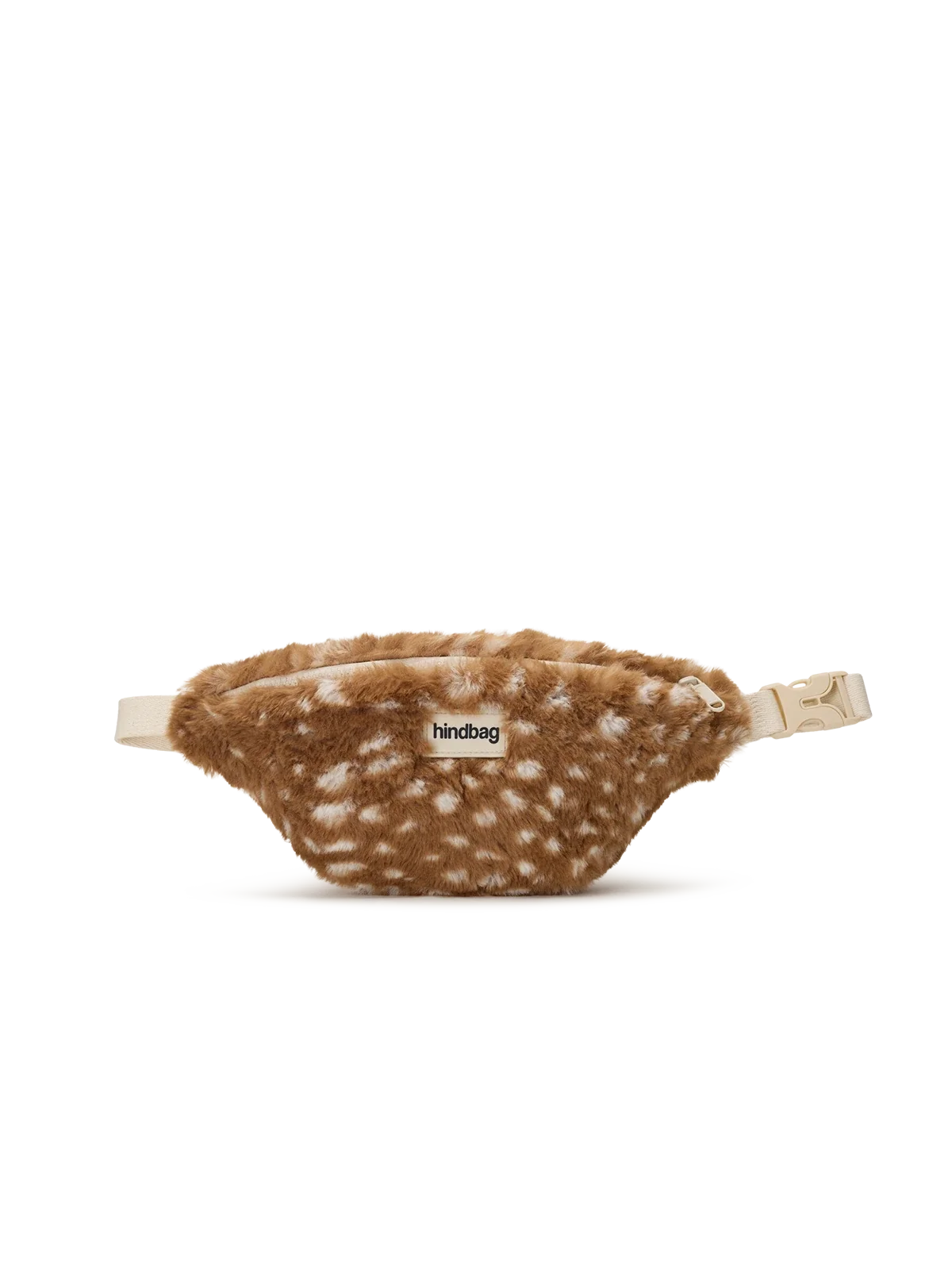 Augustin fawn faux fur bum bag | Hindbag