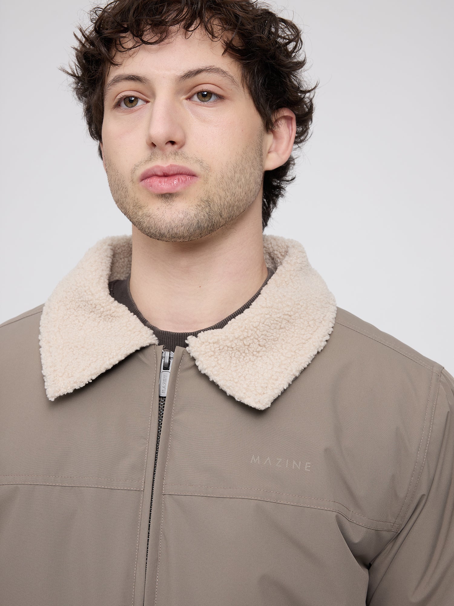 Jacket Aviator Light Mud Man | MAZINE