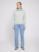 Hoodie mit Rückenprint Light Aqua/Off The Grid | MAZINE
