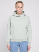 Hoodie mit Rückenprint Light Aqua/Off The Grid | MAZINE