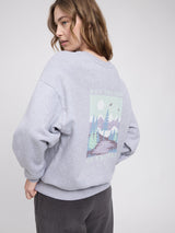Sweatshirt Back Print GreyMel/OffTheGrid | MAZINE