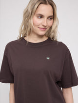 T-shirt in cotone con stampa sul retro Coffee/Tarot nera | MAZINE