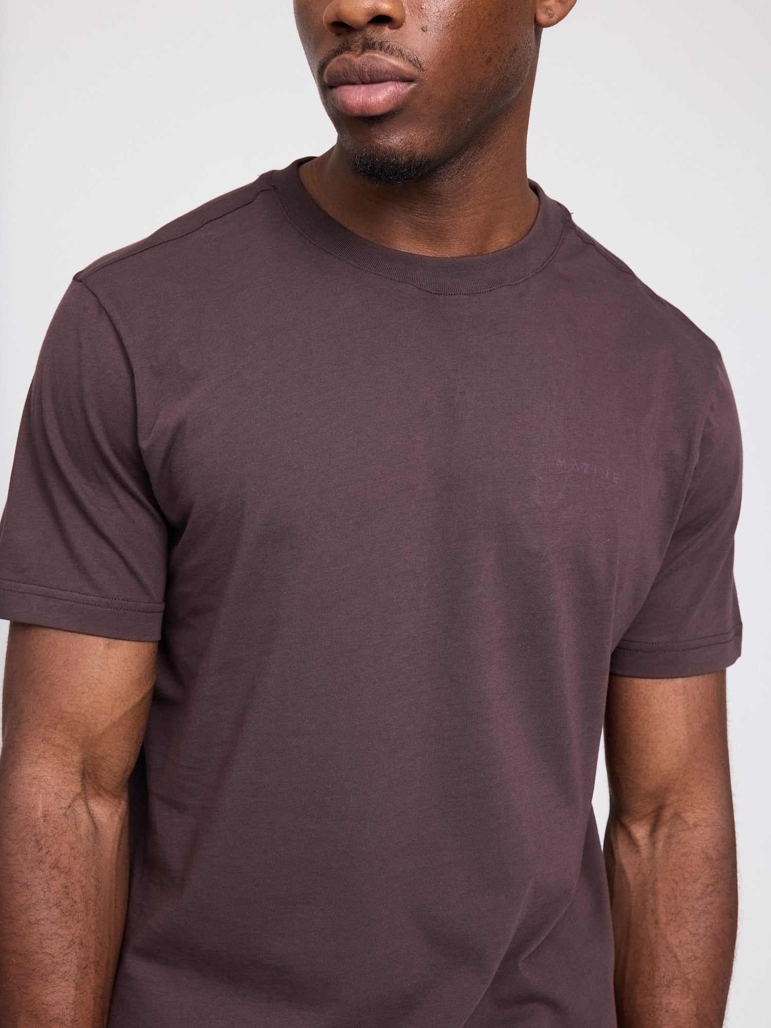 T-Shirt Black Print Coffee/Wander Man | MAZINE