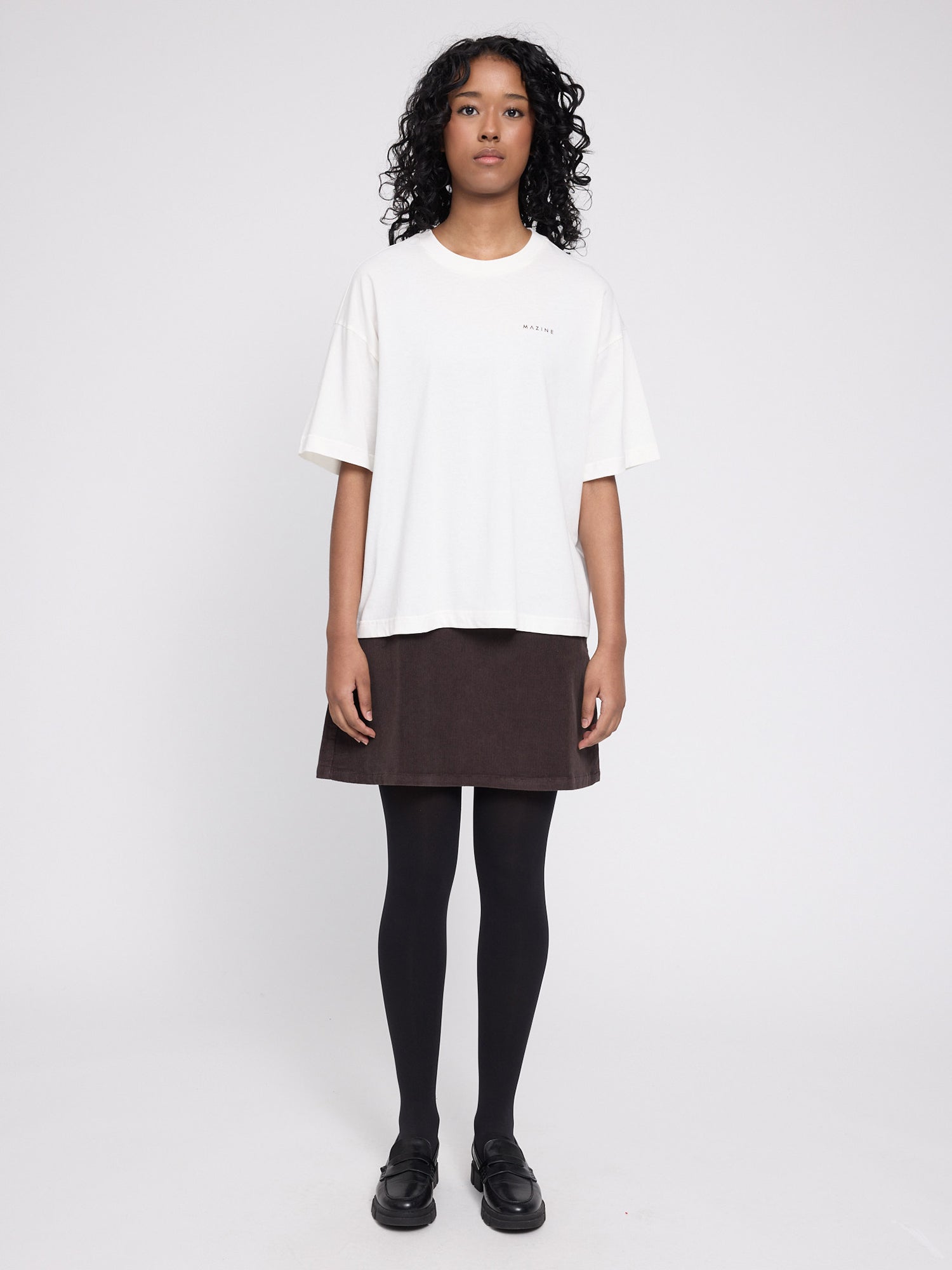 TShirt BackPrint Theme whiteCoffee Cotton | MAZINE