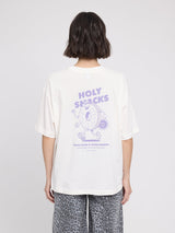 T-shirt Back Print Theme white/Donut in Cotton | MAZINE