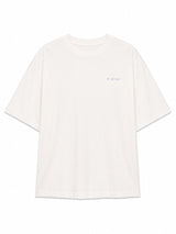 T-shirt Back Print Theme white/Donut in Cotton | MAZINE