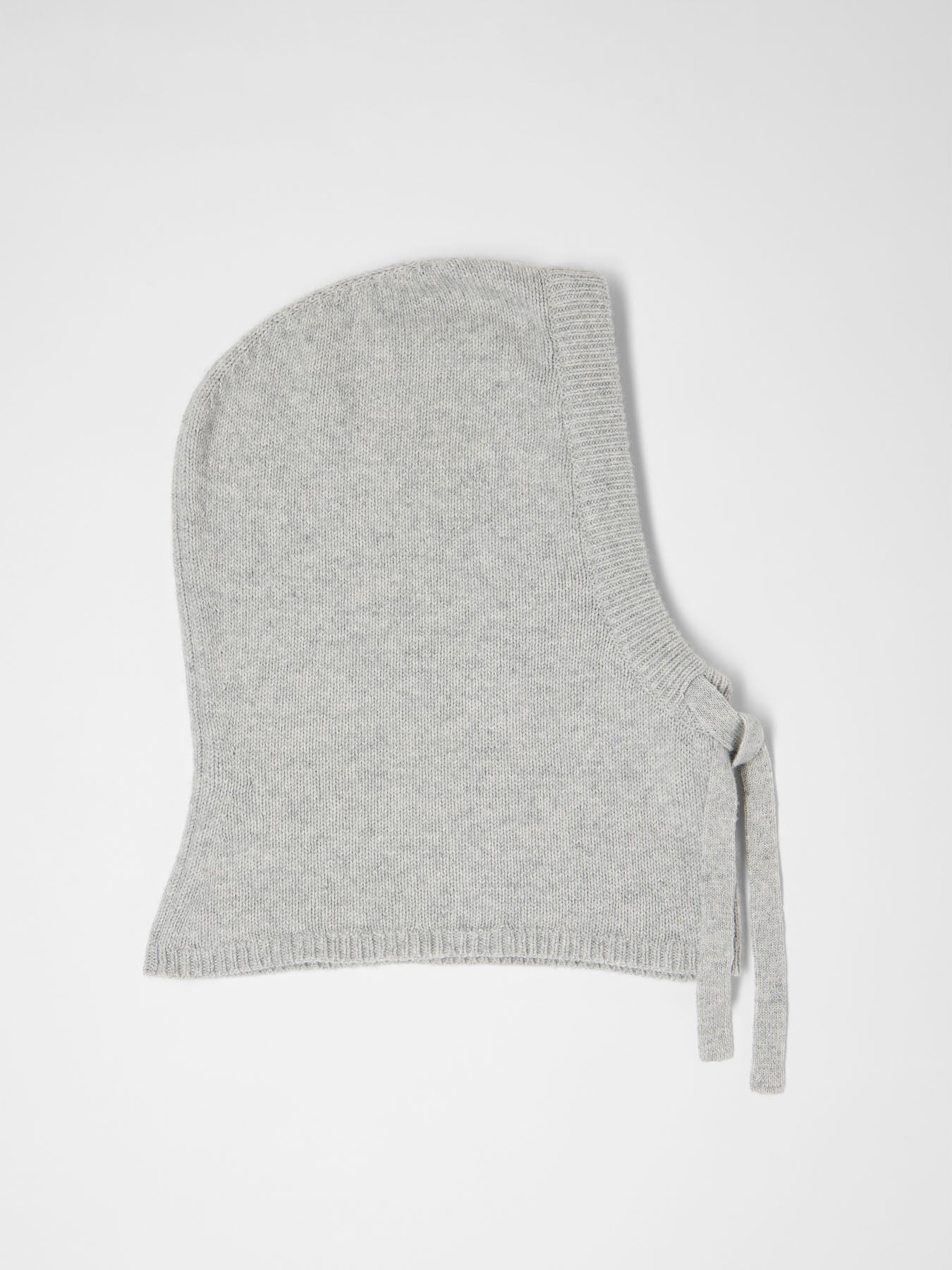 Balaclava Hood Grey Mel GOTS | Lanius