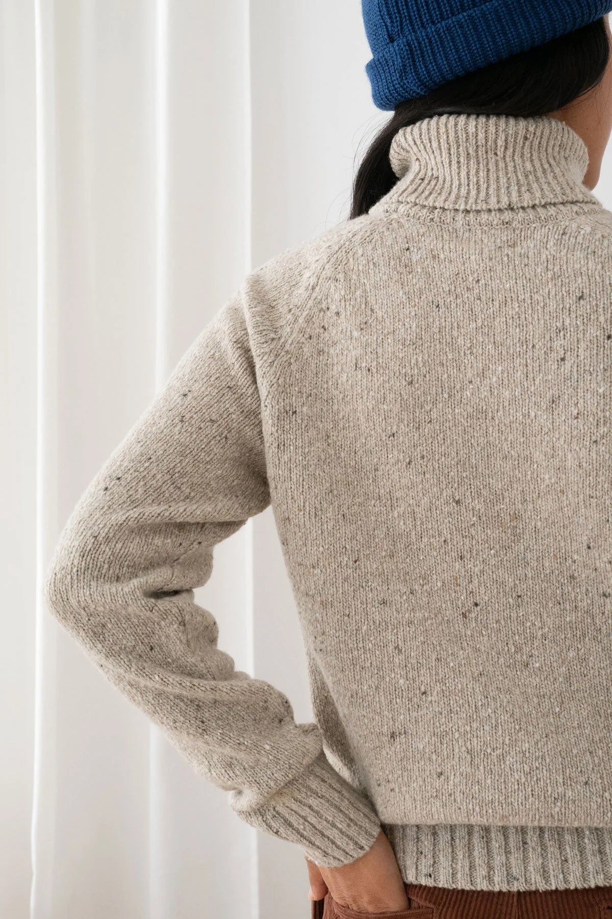Ballyhalbert Turtleneck knit Beige | TWOTHIRDS